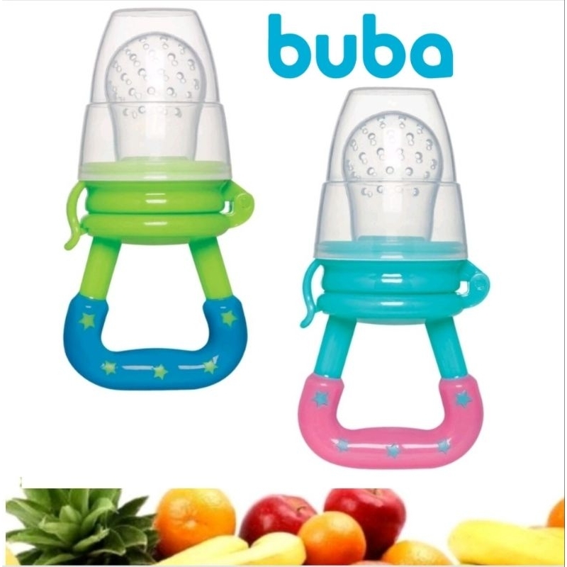 Chupeta alimentadora porta frutas silicone para bebê Buba | Shopee Brasil
