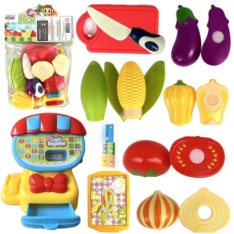 56 Peças Conjunto Brinquedos Cozinha De Comida Simulação De Casinha De Jogo  Para Cozinha/Churrasco/Brinquedo Infantil Presente de Aniversário Natal