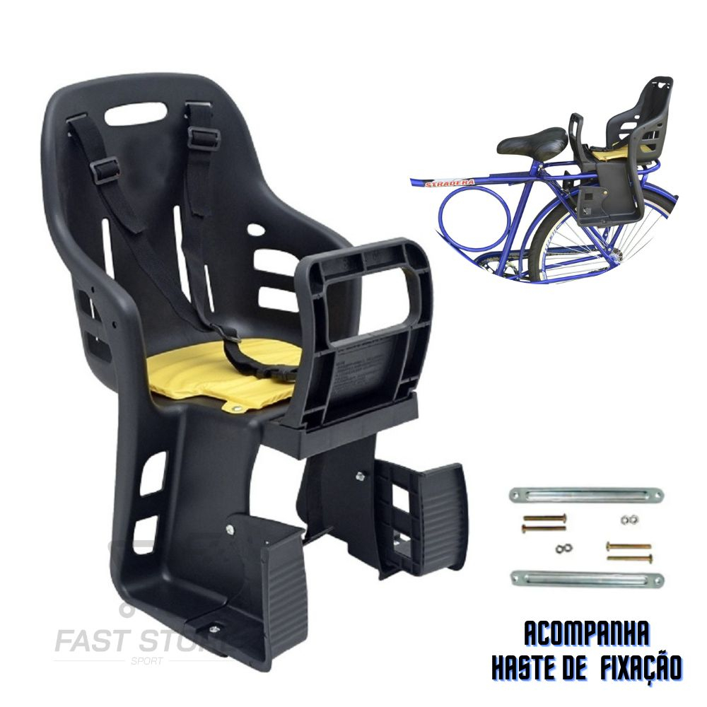 Cadeirinha Infantil Traseira Resistente Para Bagageiro C/ Cinto - Everest