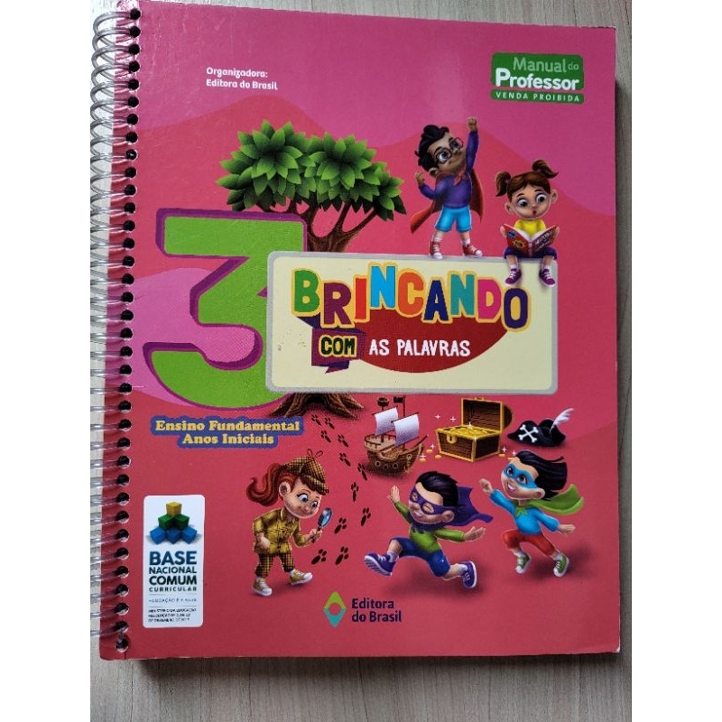 Brincando Com As Palavras 3° Ano Ensino Fundamental 5 Edição Livro Professor Shopee Brasil 5604