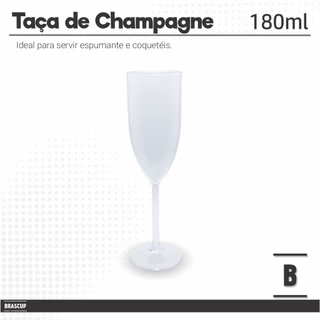 50 taça champanhe 180ml