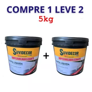 Impermeabilizante / Manta líquida Suvidecor (2 Galões de 5Kg cada)
