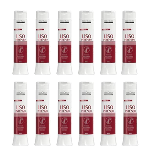 12 Unidades Shampoo Liso Intenso 400ml Begônia Gold