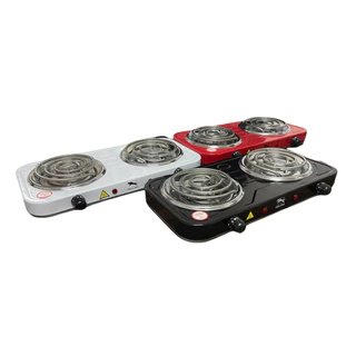 Fogão Elétrico Fogareiro Portátil Cooktop 2000w 220v 2 Bocas e 110V