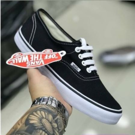 Tênis Vans Authentic Pro Era Old Skool Preto com Branco skate skatista Barato