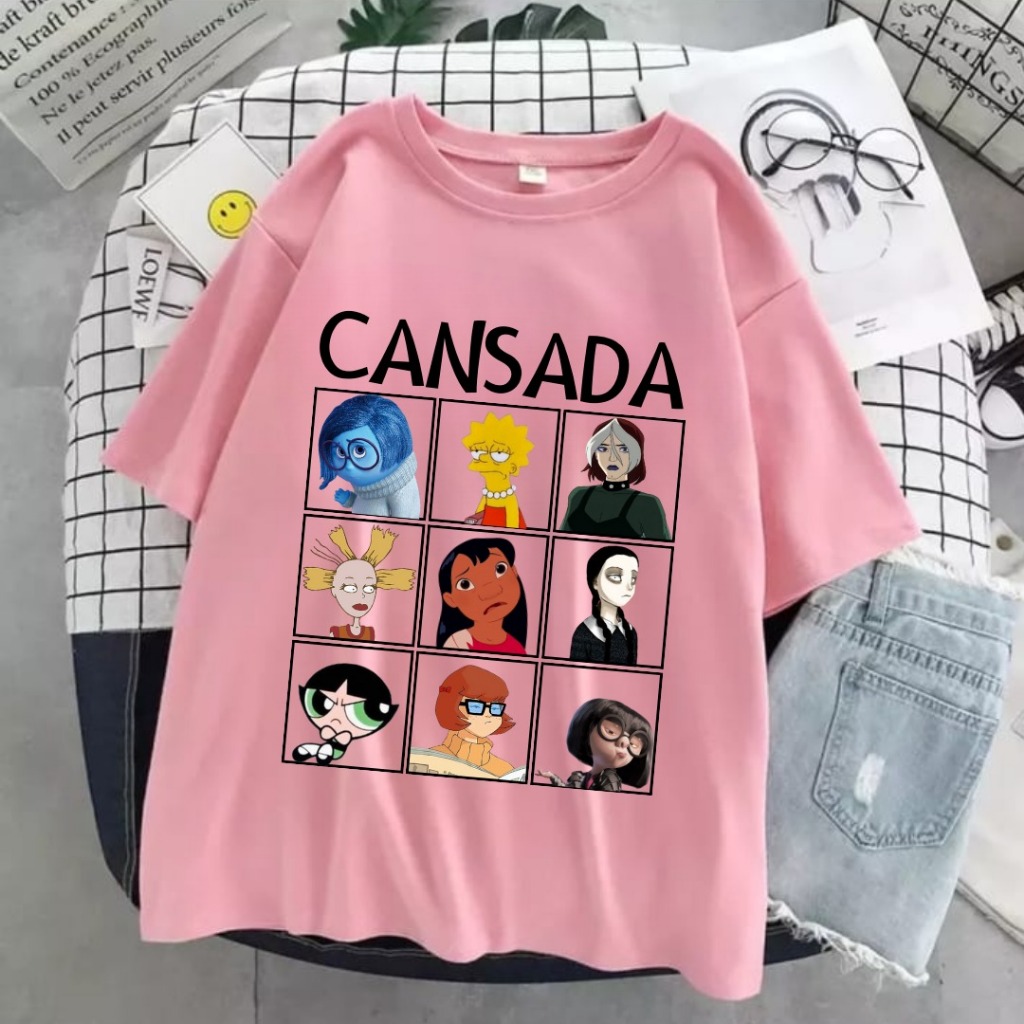 Camiseta Tumblr Personalizada Fofo Feminina Camisa Grande Street Shopee Brasil