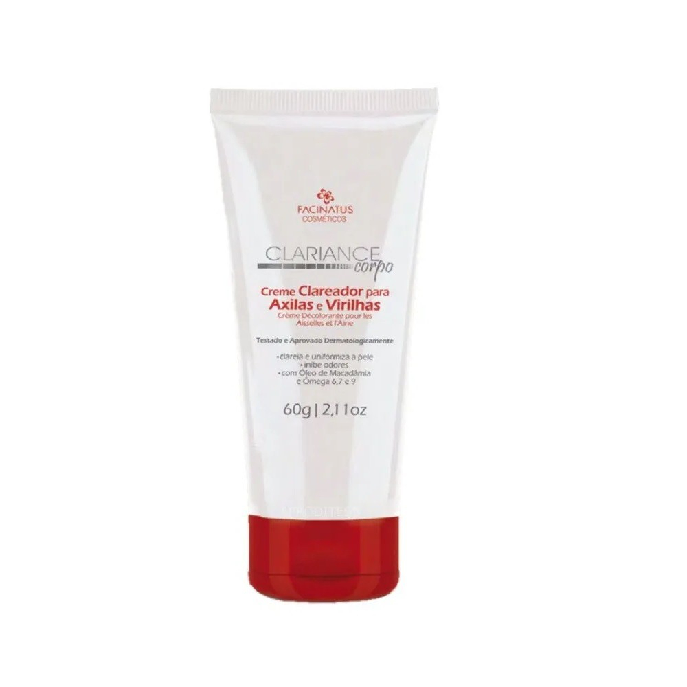 Creme Clareador Clariance Axilas E Virilha Facinatus Cosméticos ...