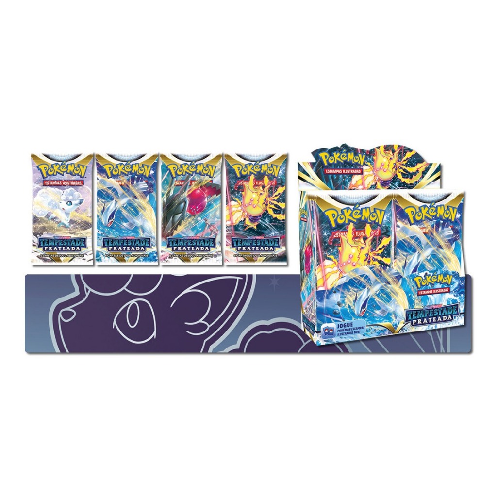 Box Boosters Pokemon Tempestade Prateada - 36 booster lacrada