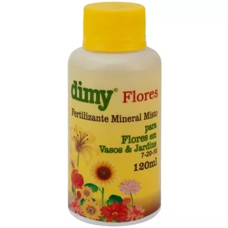 Dimy Flores 7-20-10 Fertilizante Mineral Misto 120ml - Dimy