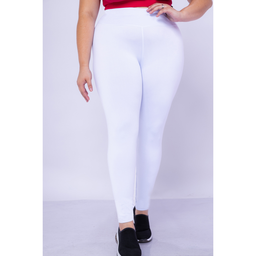 Calca legging branca store enfermagem