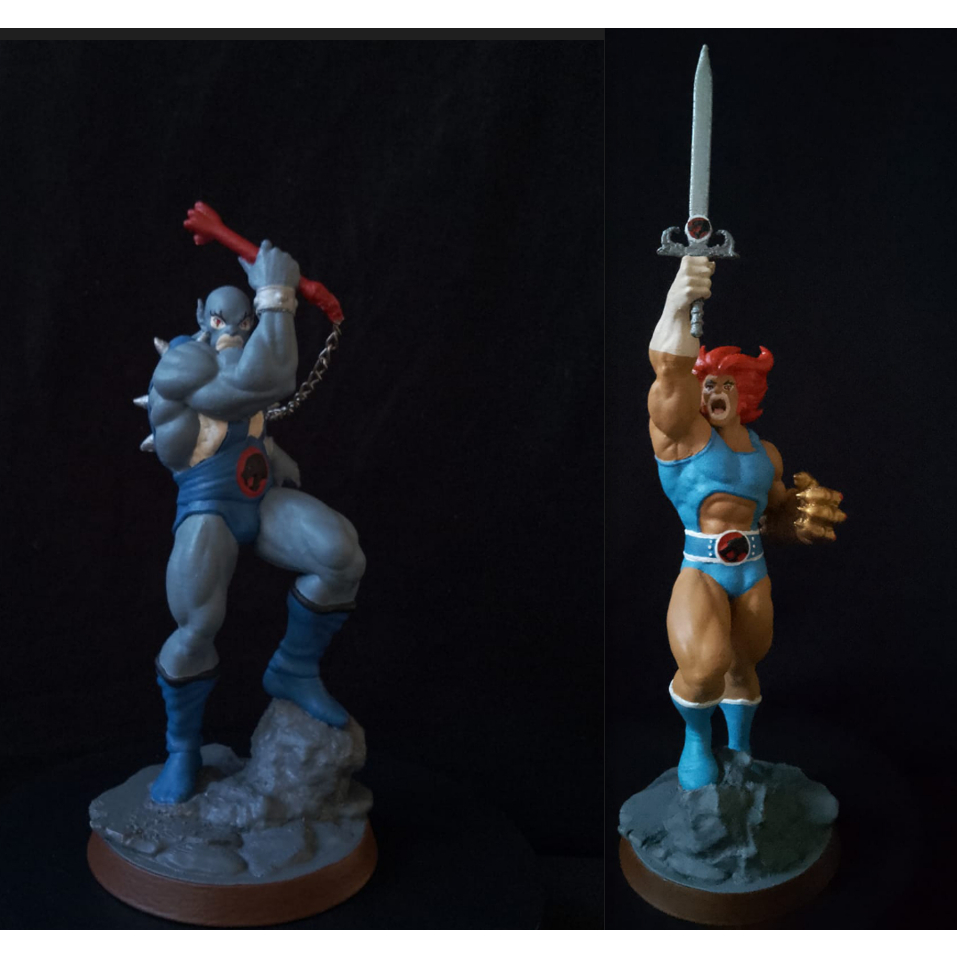 Boneco Lion Thundercats Glasslite Anos 80