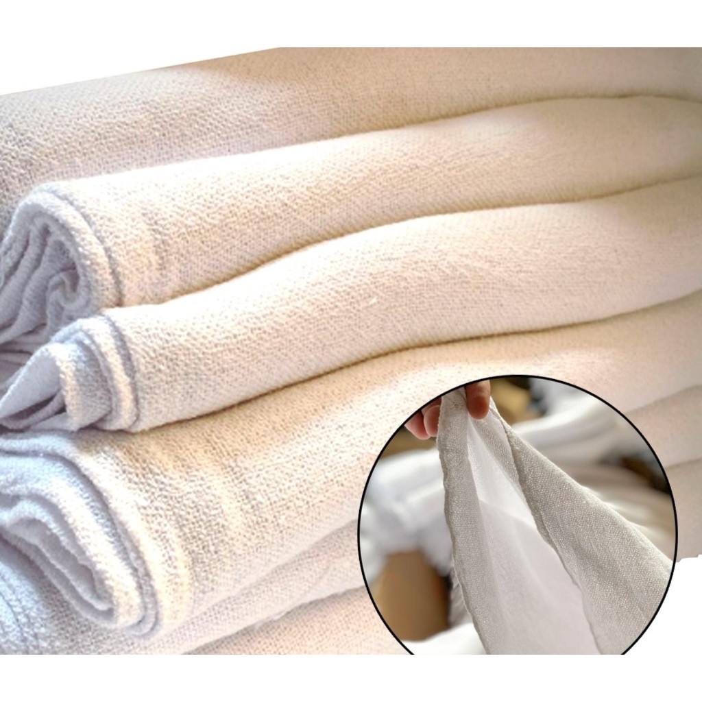 5 Pano De Chao Atacado Alvejado Branco xp