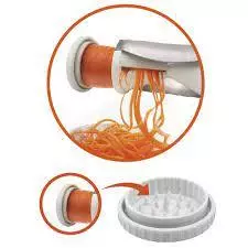Cortador De Legumes Em Espiral Plástico Clink