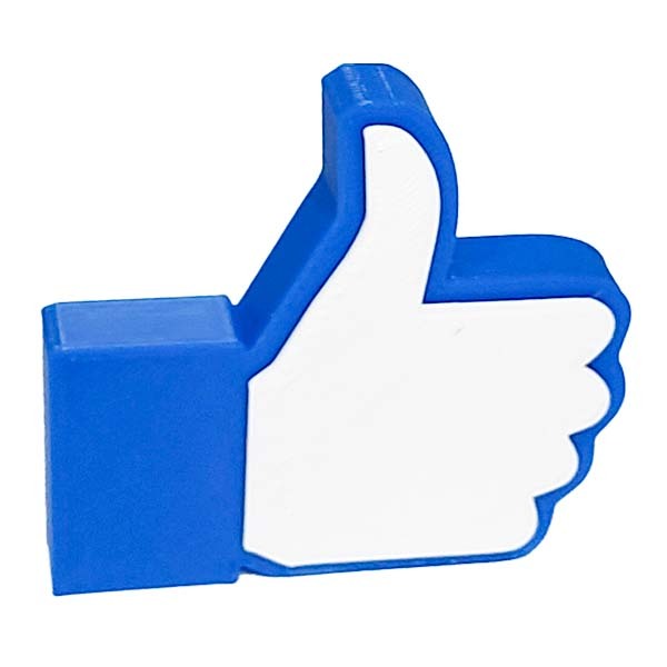 Ícone Curtir Facebook 3D Para Decoração de Bancada | Shopee Brasil