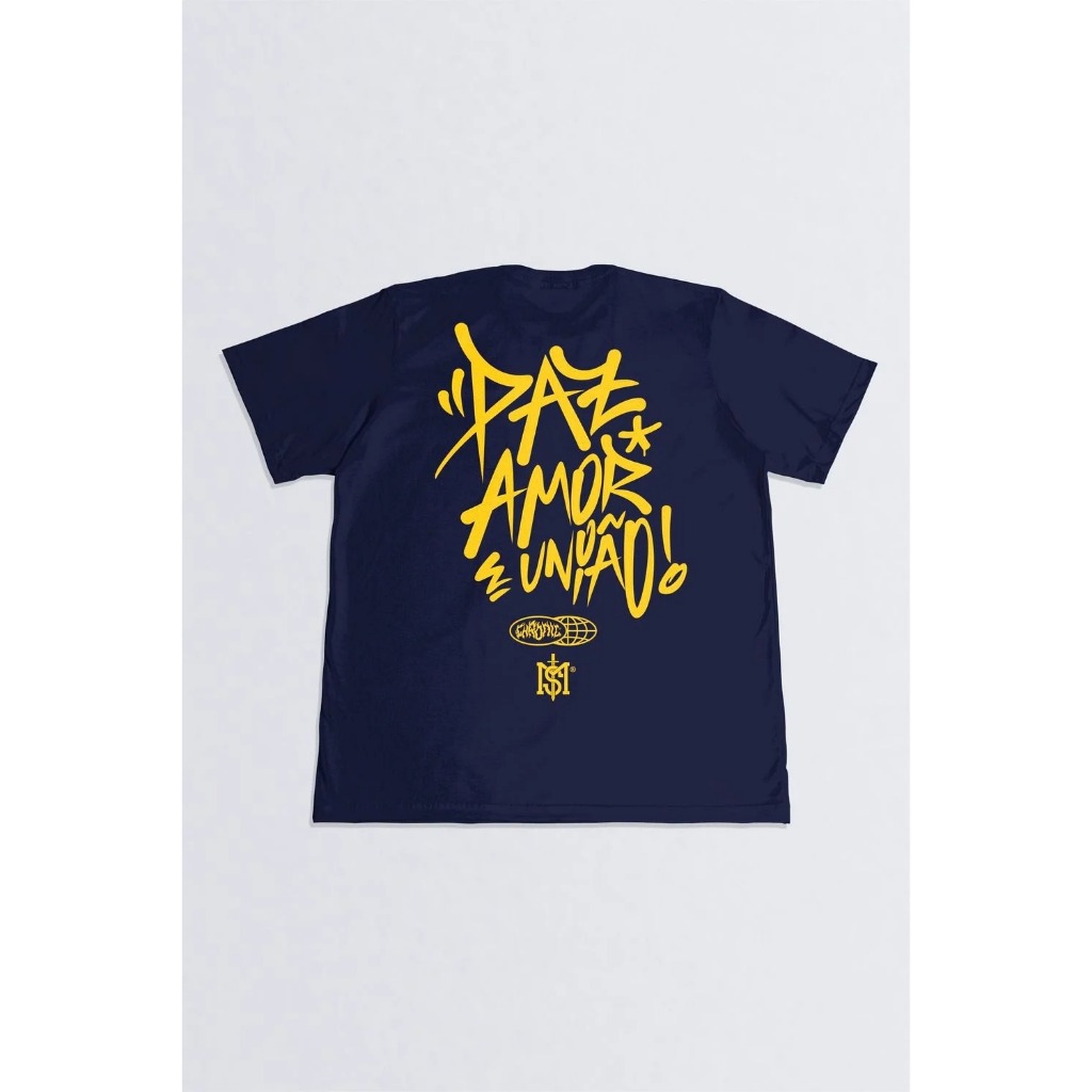 Camiseta Gola Careca Collab Mato Seco & Chronic Original 3674 | Shopee ...