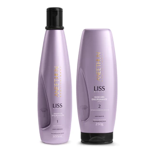 Kit Aneethun Liss Anti Frizz Disciplinante Shampoo 300ml + Máscara 250gr