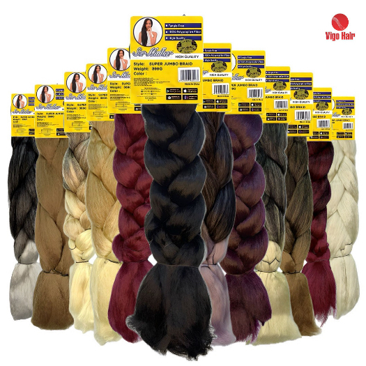 KIT 2 Pacotes Jumbo Ser Mulher 399g Cores Ombrés - Aplique de