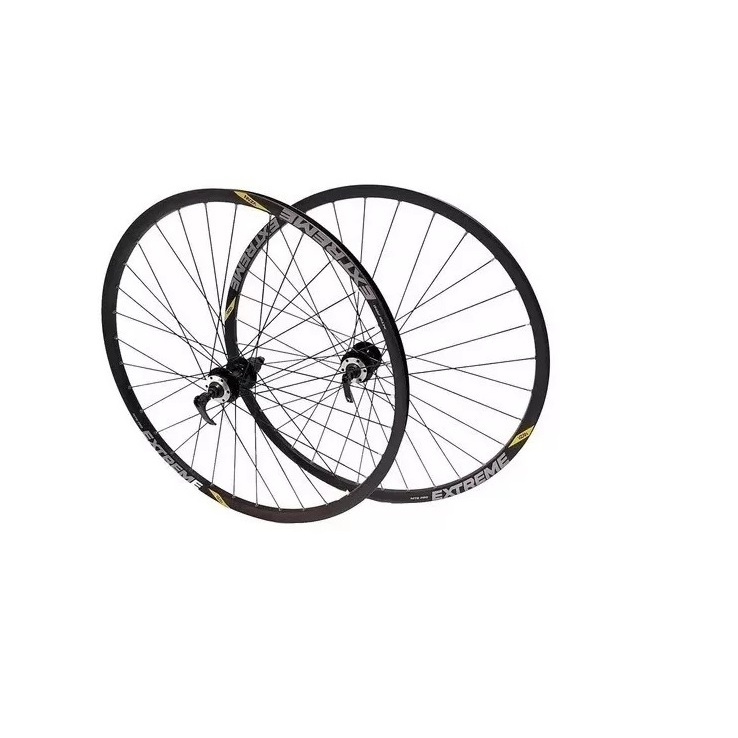 Roda 29 VZAN EXTREME 36F Preto com Cubos K7