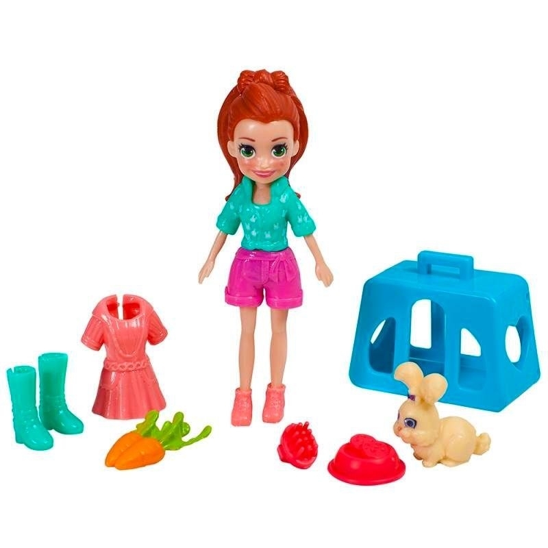 Boneca Polly Pocket Conjunto de Brinquedo Mundo Surpresas Sorvete HFR00  Mattel - 22 cm - Shopping do Sicredi