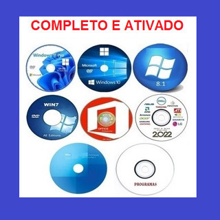 Dvd Cd Windows 11 10 8.1 7 xp office programs e driver bootavel completo