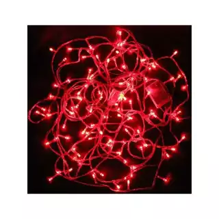 Pisca Pisca Led Vermelho 8 metros 100 Lampadas 127 volts Natal