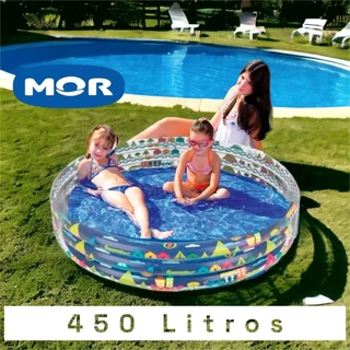 Piscina Banheira Inflável Infantil Redonda 450 Litros - Mor