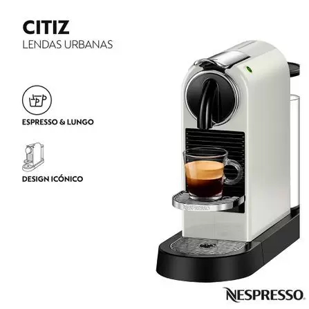 Cafeteira Nespresso Citiz Branco 220 V + 3 kits cápsulas L'OR | Shopee ...