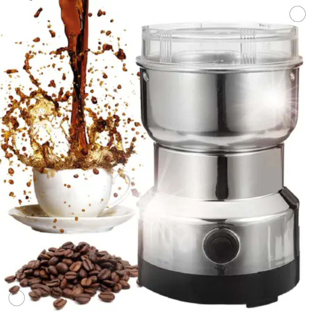 Moedor De Café Grãos Sementes Elétrico Automático Gourmet Profissional Em Aço Inox 110v