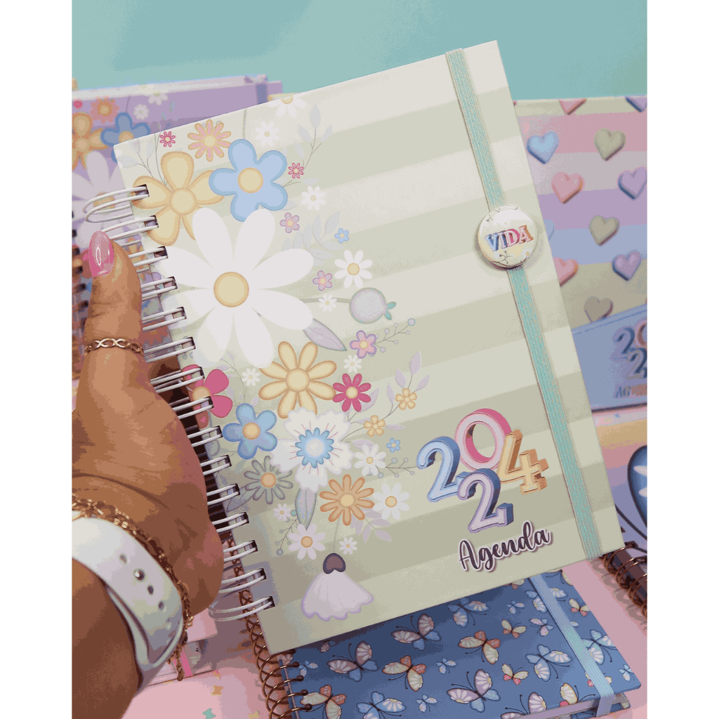 Agenda 2024 Coleção Uau - Capa dura, Metas e Objetivos, Controle ...