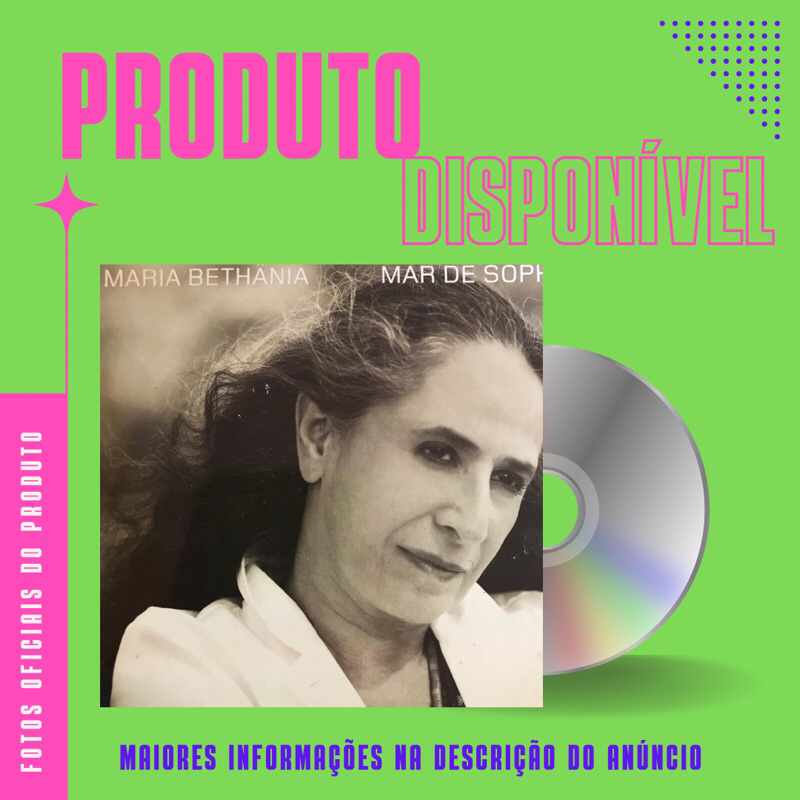 CD MARIA BETHÂNIA - MAR DE SOPHIA **