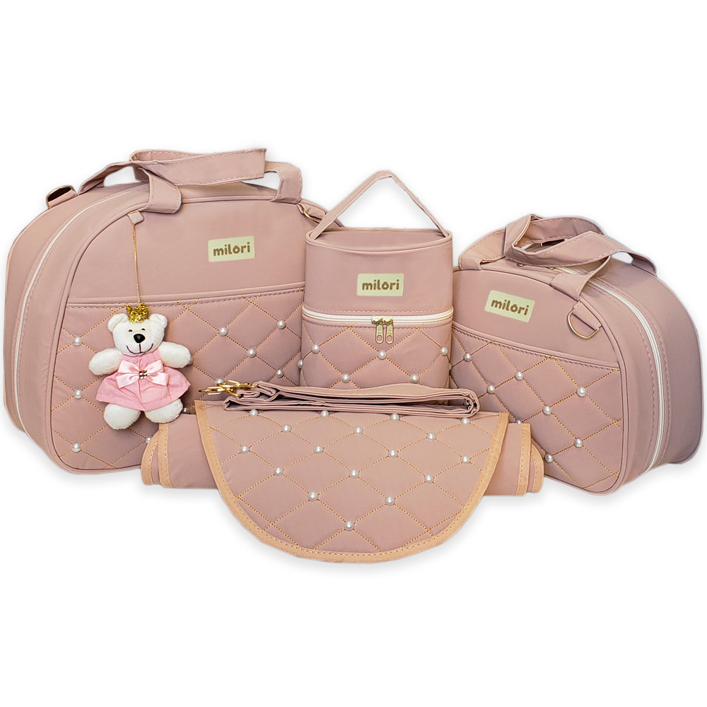 Bolsa maternidade Mala enxoval bebe Menina e Menino - Milori Baby