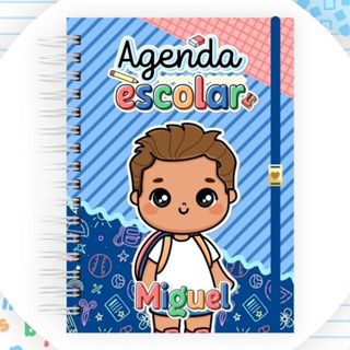 Agenda escolar infantil menino personalizada: a organização divertida!