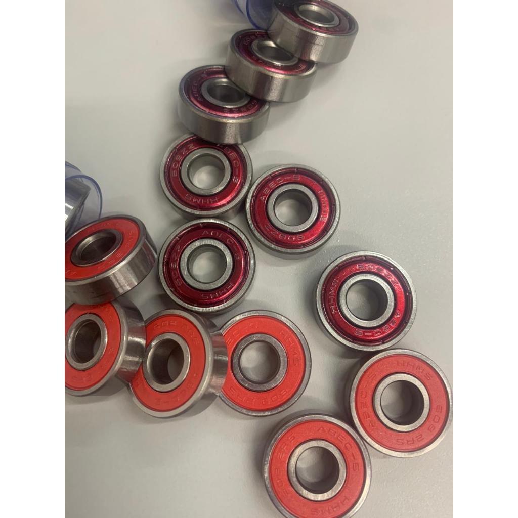 10 Roulements à Billes ABEC-5 608ZZ - 8x22x7 Mm Pour Skateboard, Scooter, Roller
