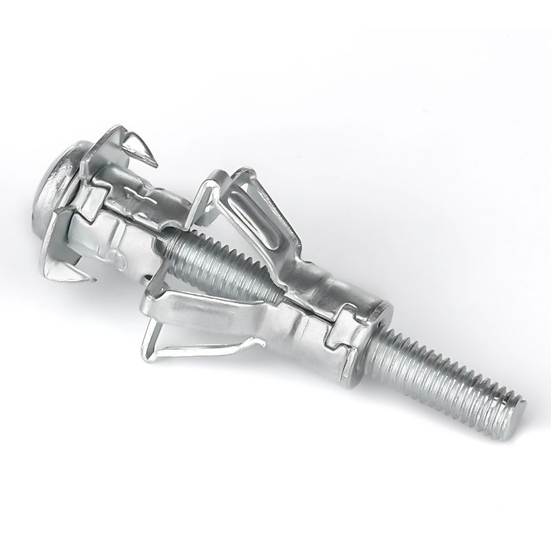 Kit 10x bucha de metal com parafuso para tijolo oco drywall