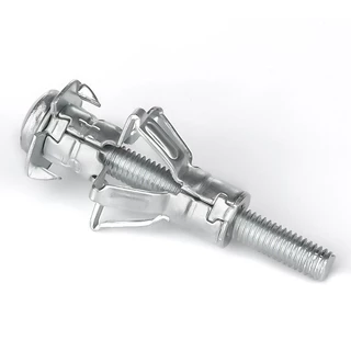 Kit 10x bucha de metal com parafuso para tijolo oco drywall