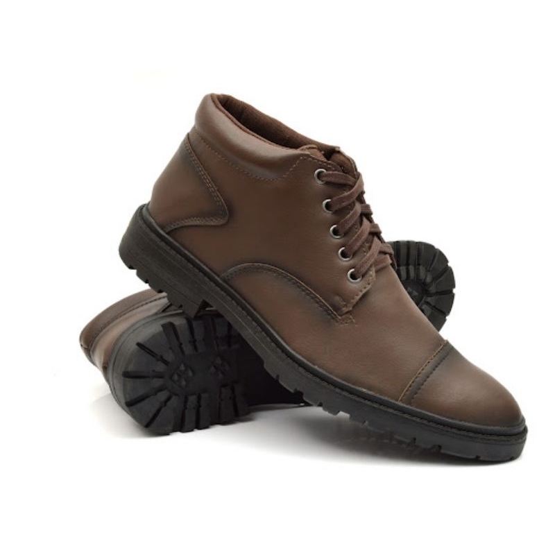 Bota coturno casual masculina