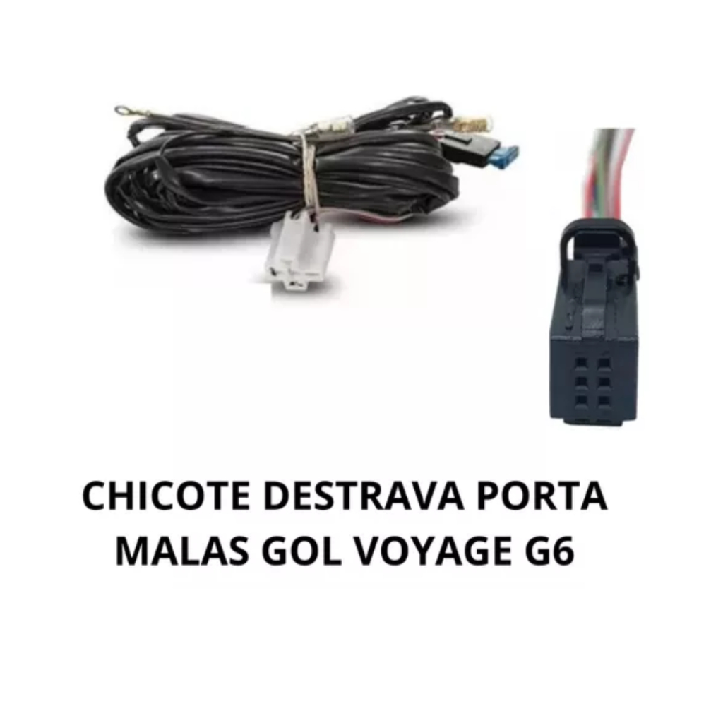 Chicote Destrava Porta Malas Gol G6 G7 G8 Voyage G6 G7 G8