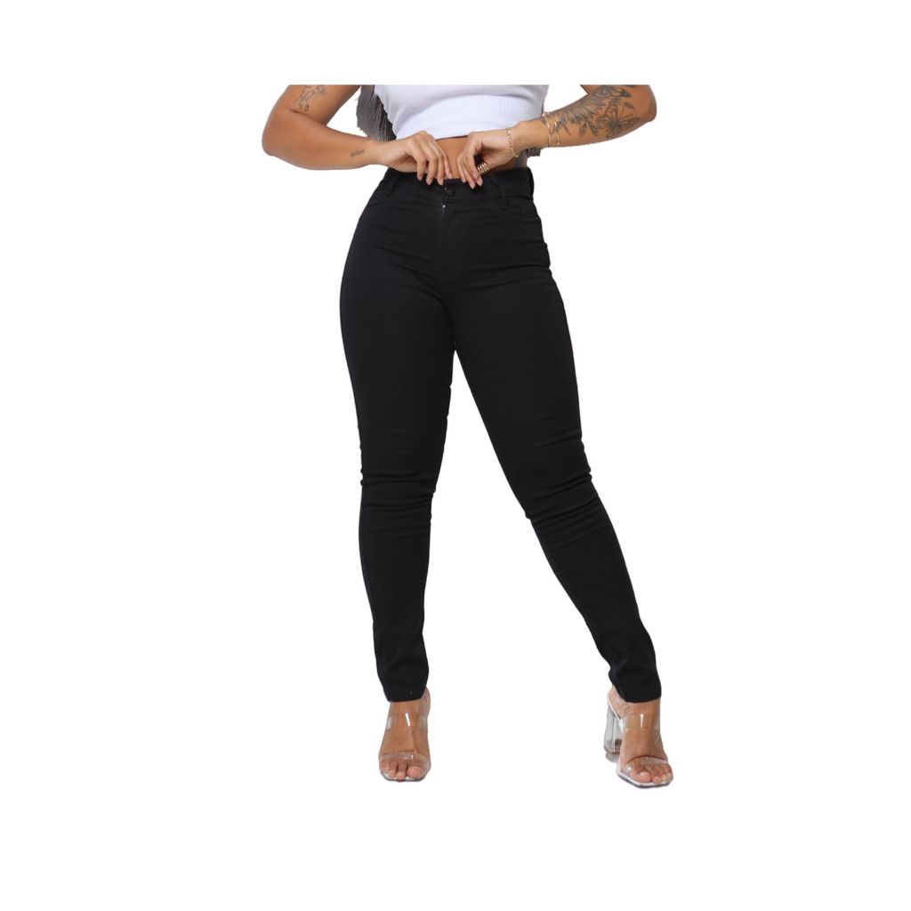 Short Jeans Feminino Cintura Alta Sem Lycra Levanta Bumbum Premium