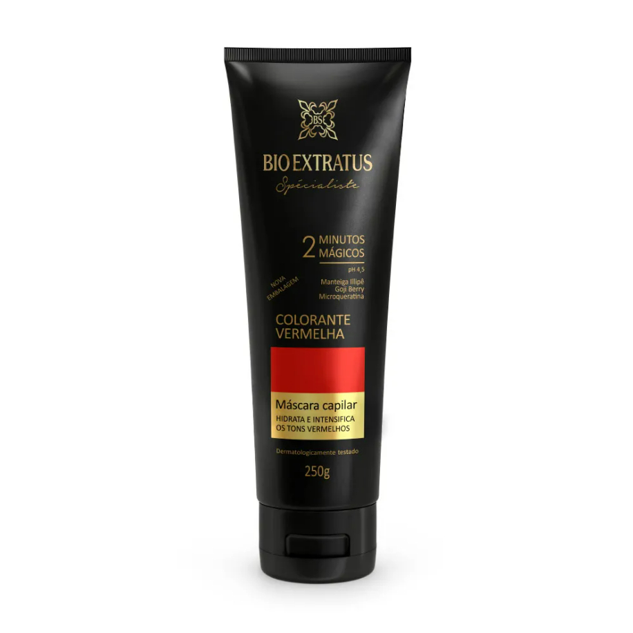Bio Extratus Specialiste Colorante Máscara Vermelha 250g - Reaviva os ...