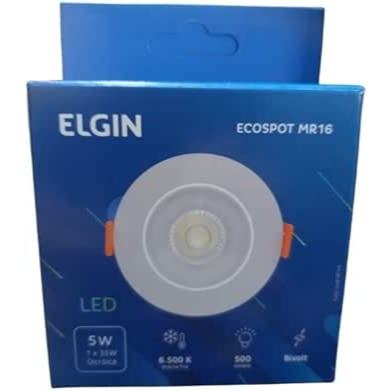 Kit 15 Spot Embutir Led 5W 6500K / 3000K Alta Qualidade Direcional Elgin