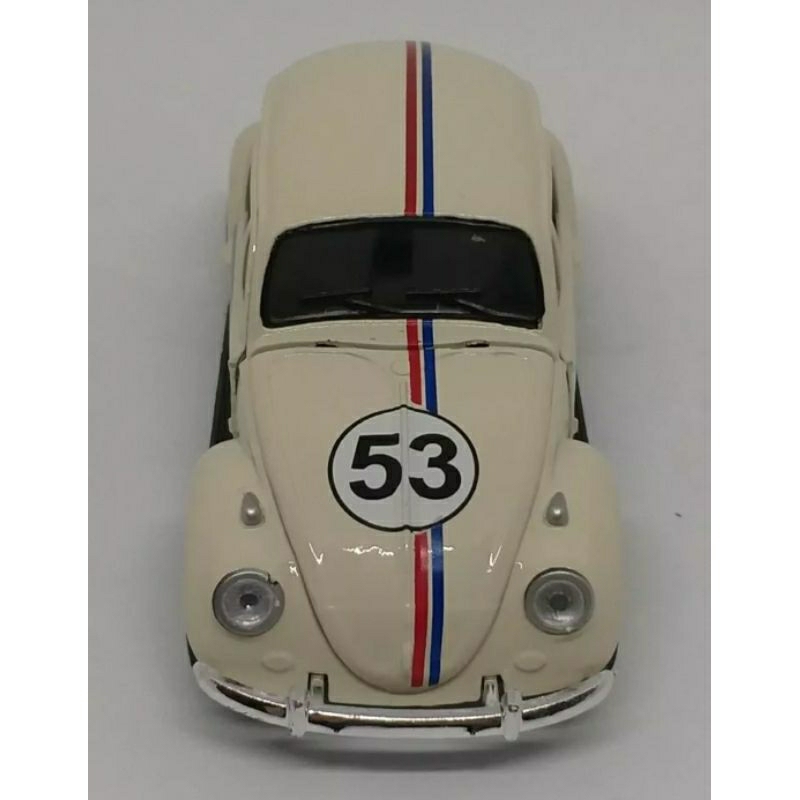 Miniatura vw Fusca Herbie 13cm