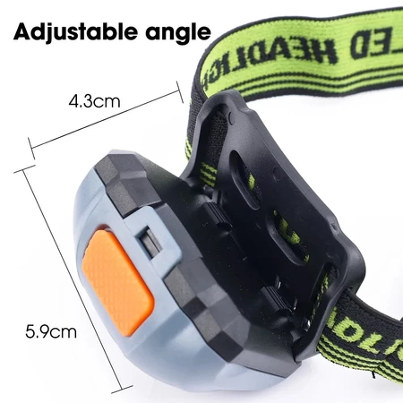 Lanterna De Cabeça A Pilha Para Pesca Noturna Cam ...