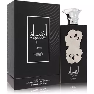 Lattafa Ansaam Silver Eau de Parfum Masculino 100ml I 100% Original