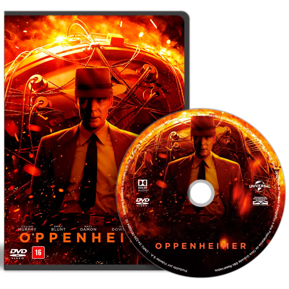 DVD - Oppenheimer (2023) (Dual Áudio) | Shopee Brasil