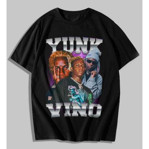 Camisa Yunk Vino Cantor Rap Camiseta Rappers Trap Algodão Blusa Unissex