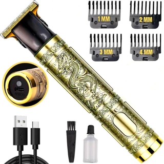Máquina De Cortar Cabelo Para Barba Masculina Designer Aleatório Elétrico Profissional