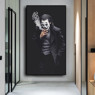 Quadro Decorativo Coringa e Arlequina Poster Filme Black Joker Alta  Definição 28x20cm