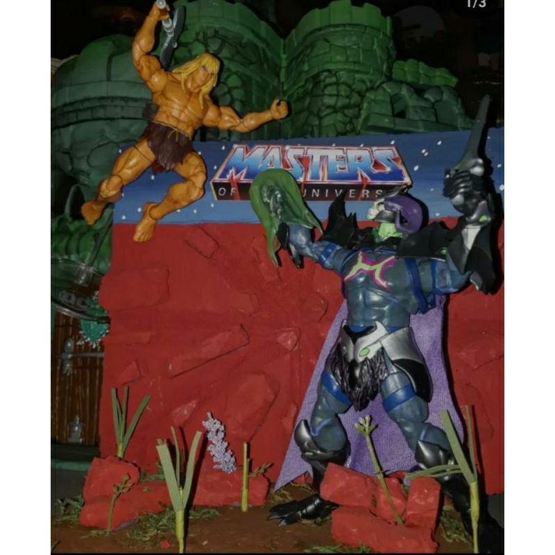 savage he-man vs skelegod motu origins masterverse heman masters of the ...