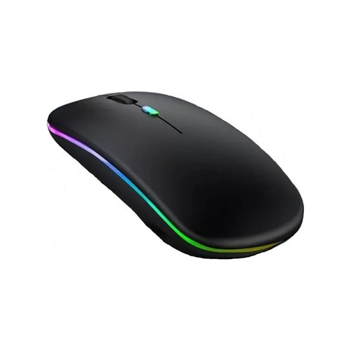Mouse Sem Fio Recarregável Wireless Led Rgb Ergonômico Novo