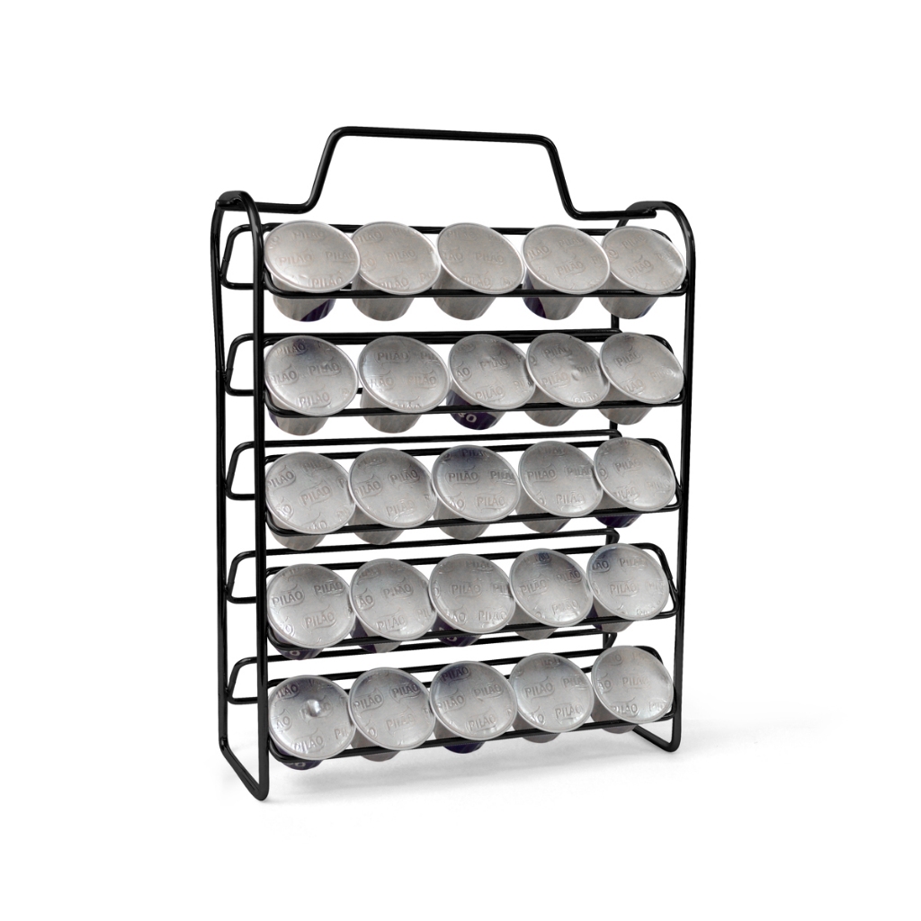 Suporte Porta 50 Cápsulas Cafe Nespresso Bancada Cappuccino